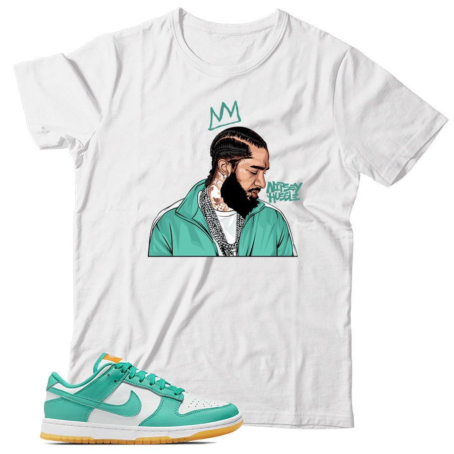 Dunk Low White Turquoise T-Shirts