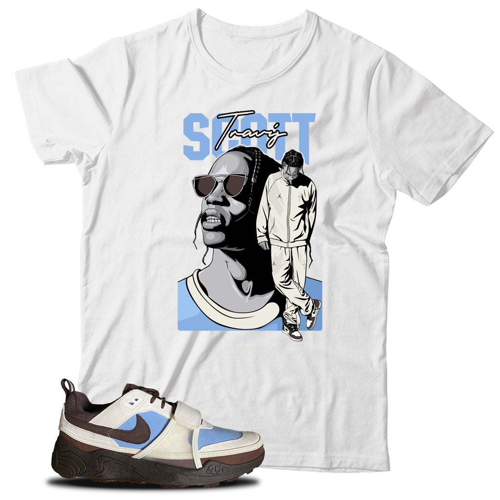 Zoom Field Jaxx Travis Scott Leche Blue shirt