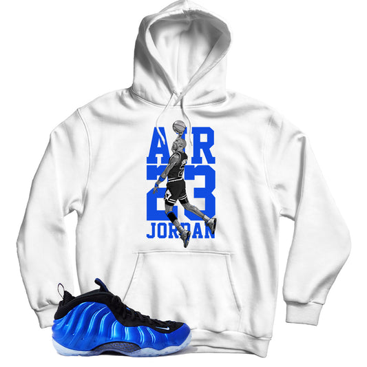 Air Foamposite One International Blue hoodie