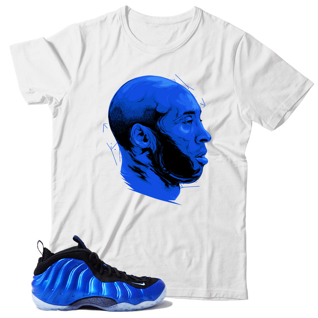 Air Foamposite One International Blue shirt