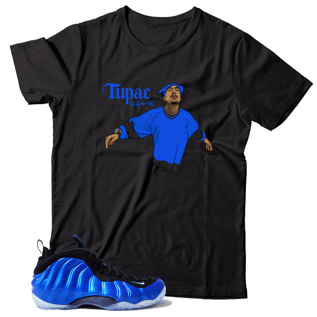 Nike Air Foamposite One International Blue shirt