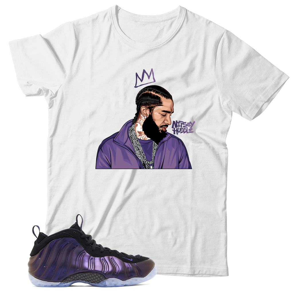 Foamposite One Eggplant shirt