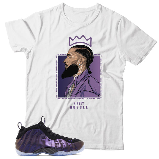 Foamposite One Eggplant shirt