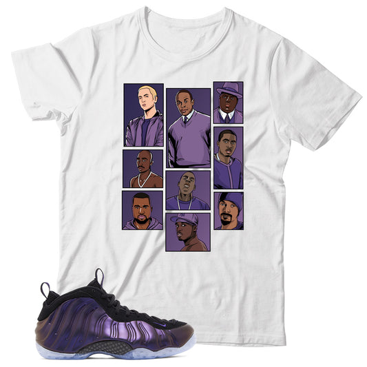 Foamposite One Eggplant shirt