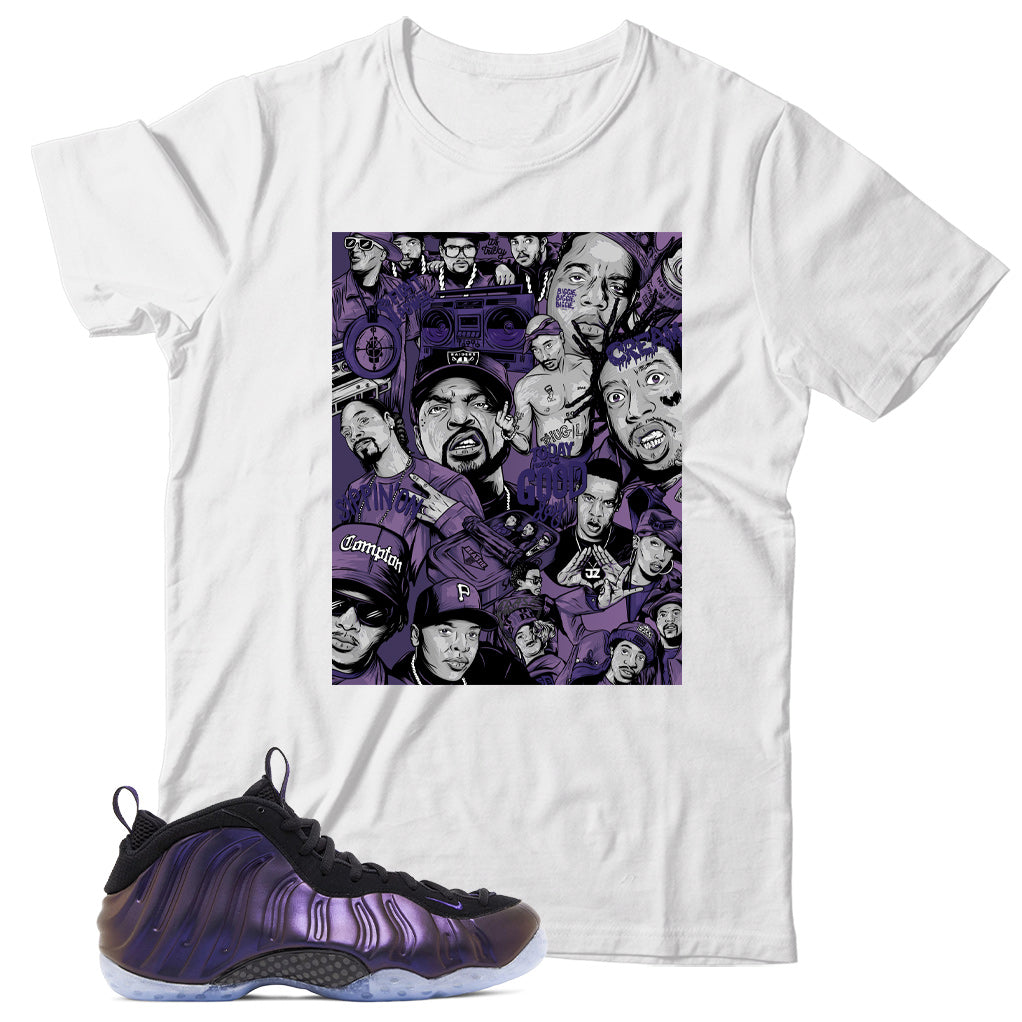 Foamposite One Eggplant shirt