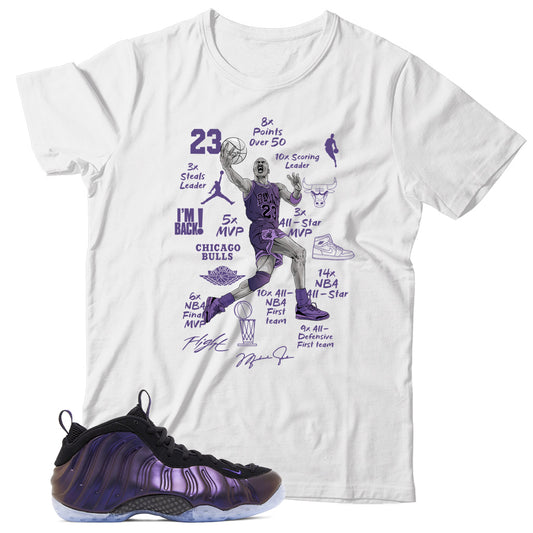 Foamposite One Eggplant shirt