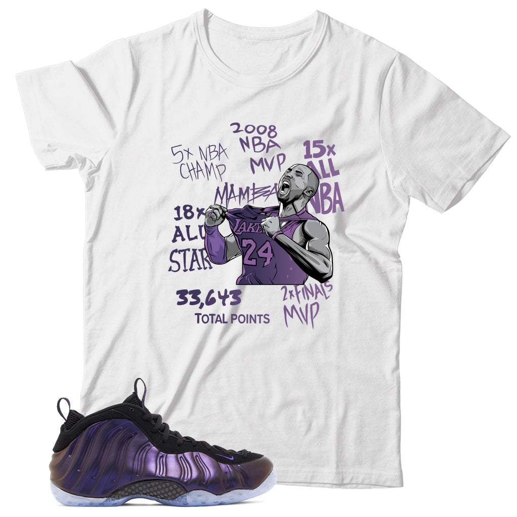 Foamposite One Eggplant shirt