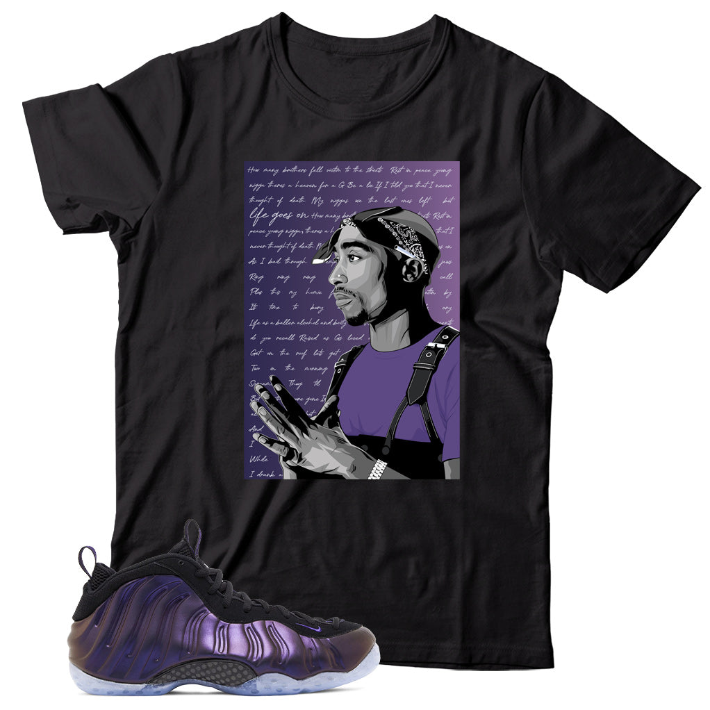 Foamposite One Eggplant shirt