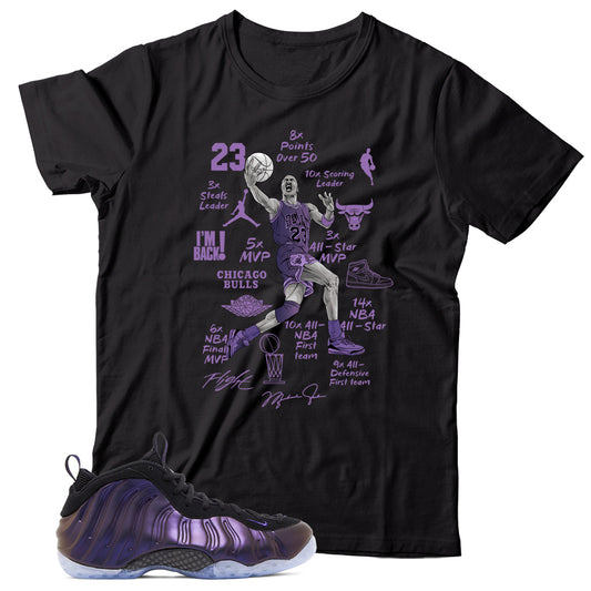 Foamposite One Eggplant shirt