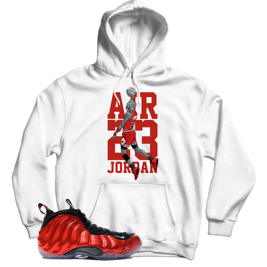 Foamposite One Metallic Red hoodie