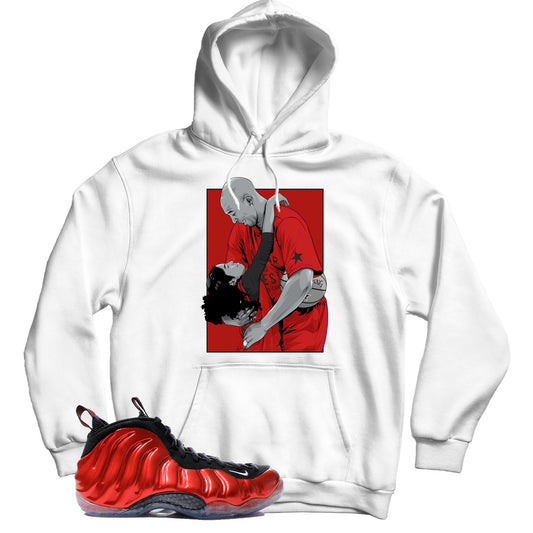 Foamposite One Metallic Red hoodie