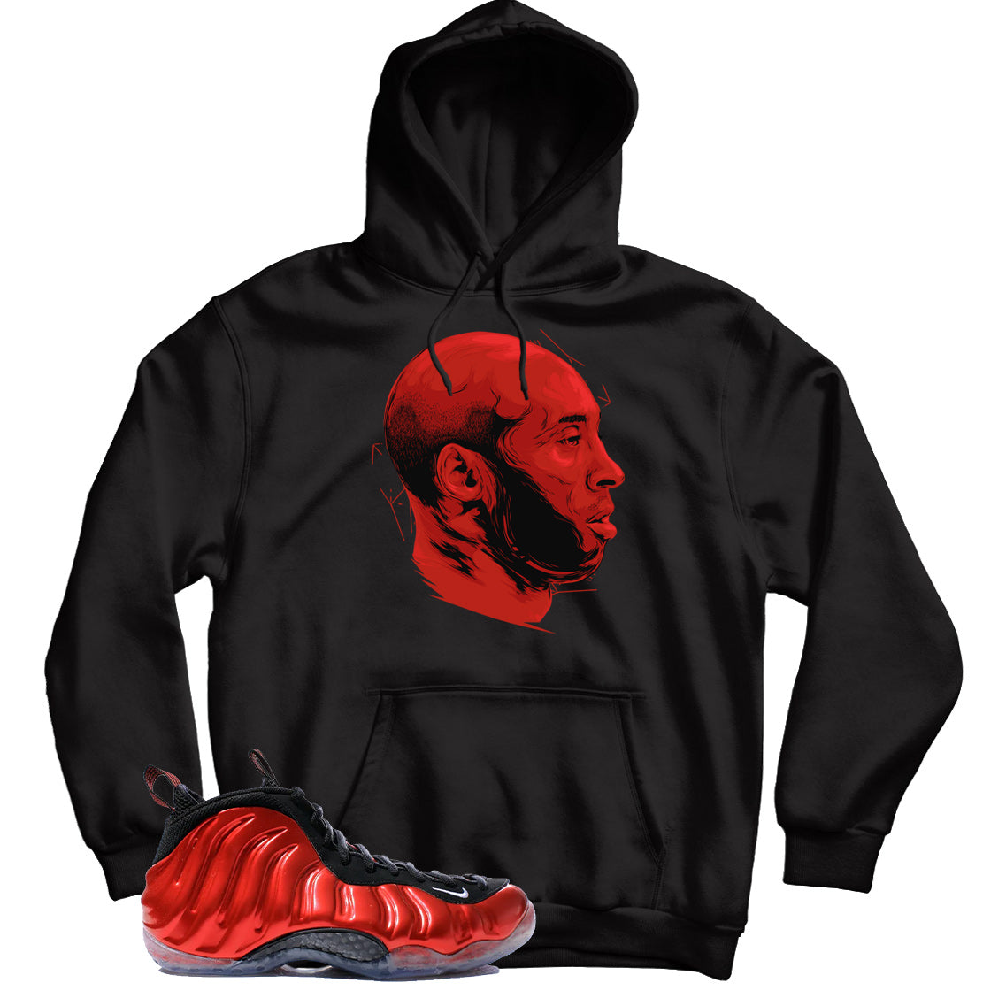 Foamposite Metallic Red hoodie