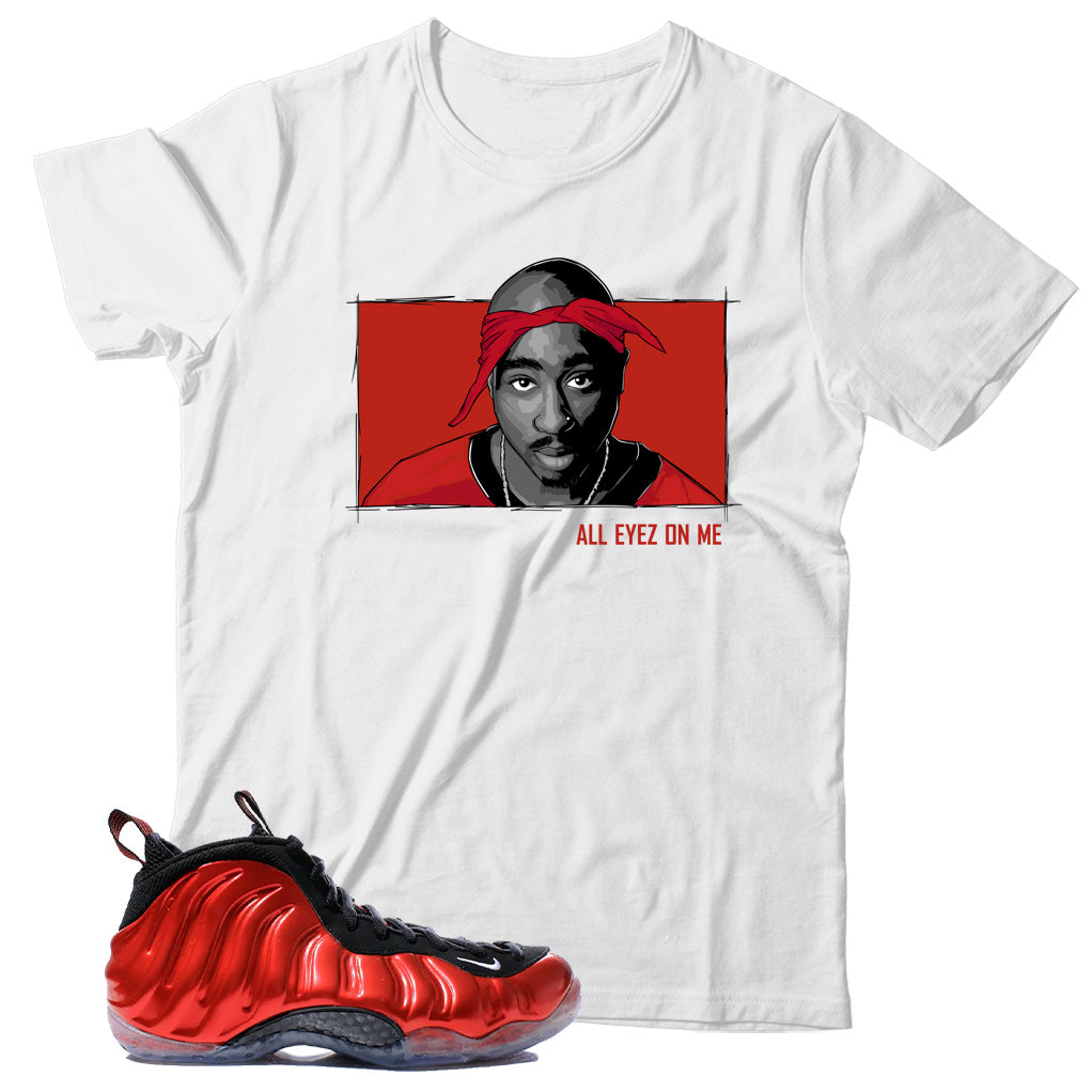 Foamposite One Metallic Red shirt