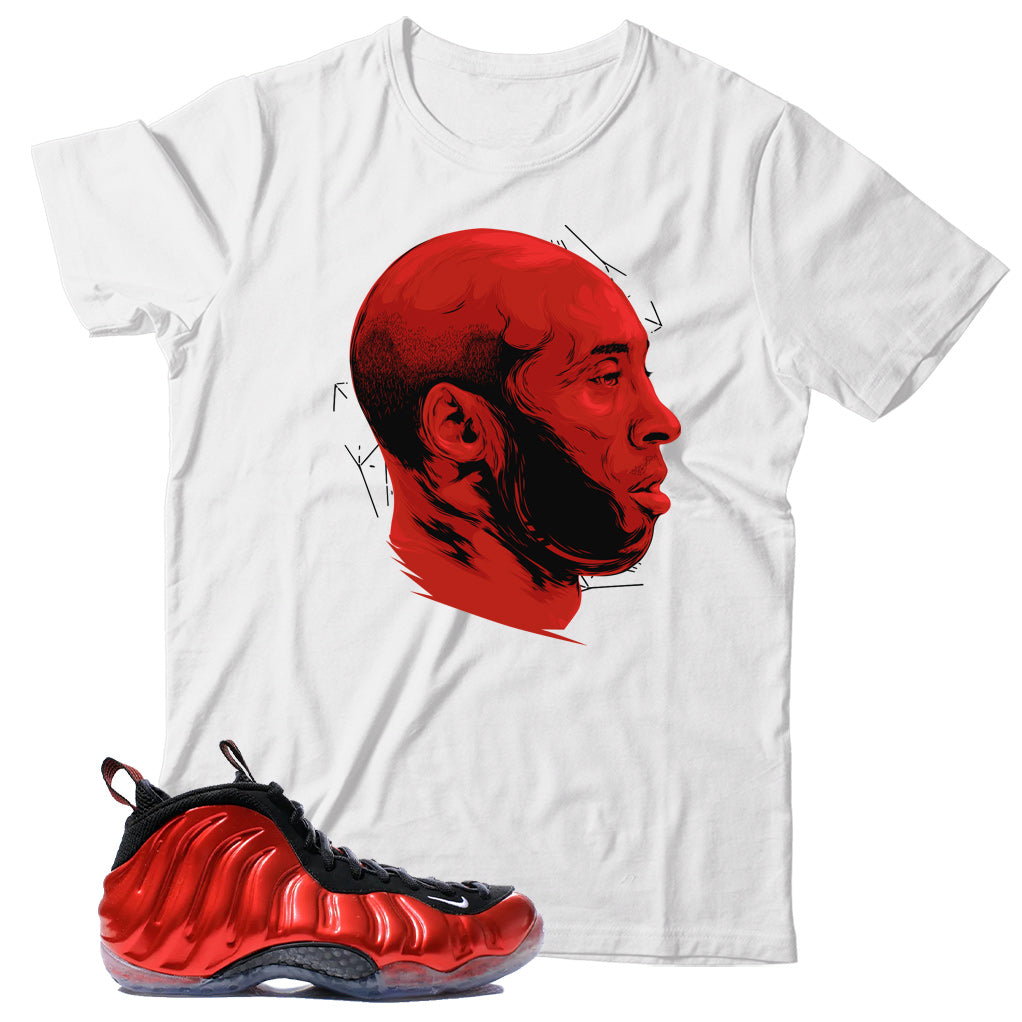 Foamposite Metallic Red shirt