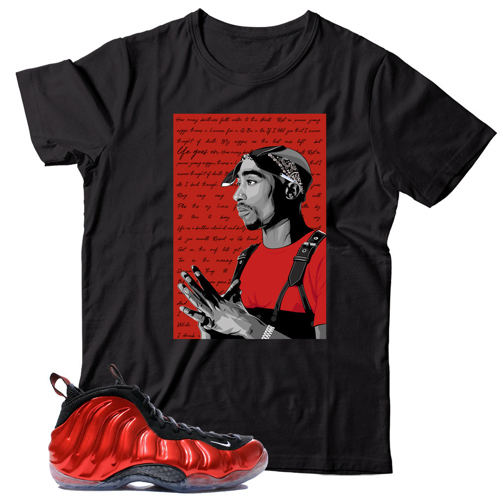 Foamposite One Metallic Red shirt