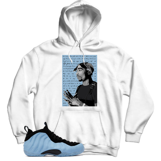 Air Foamposite Psychic Blue hoodie