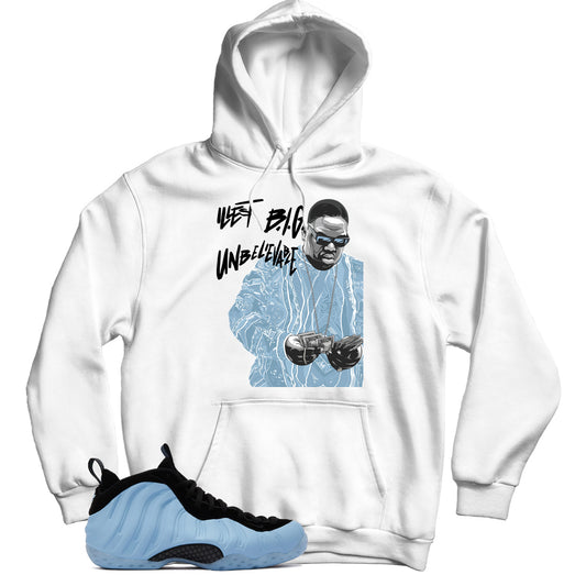 Air Foamposite Psychic Blue hoodie