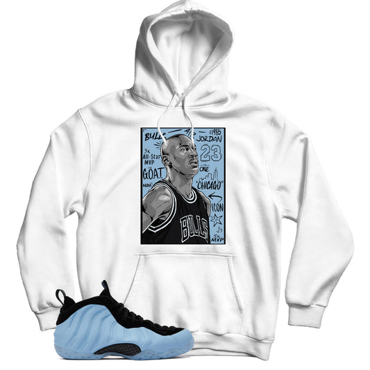 Air Foamposite Psychic Blue hoodie