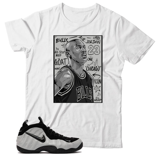 Foamposite Pro Wolf Grey shirt