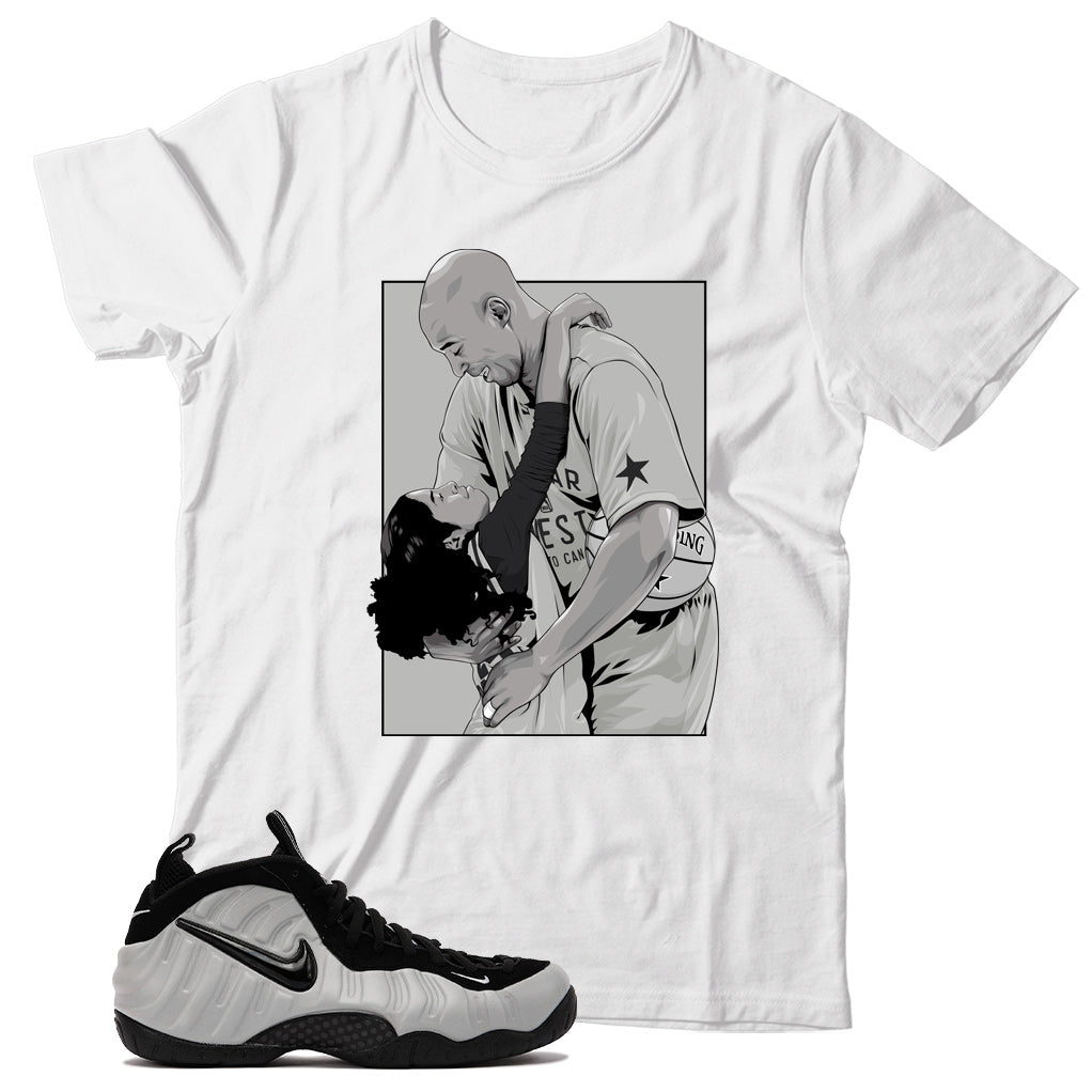 Foamposite Pro Wolf Grey shirt
