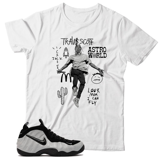 Foamposite Pro Wolf Grey shirt