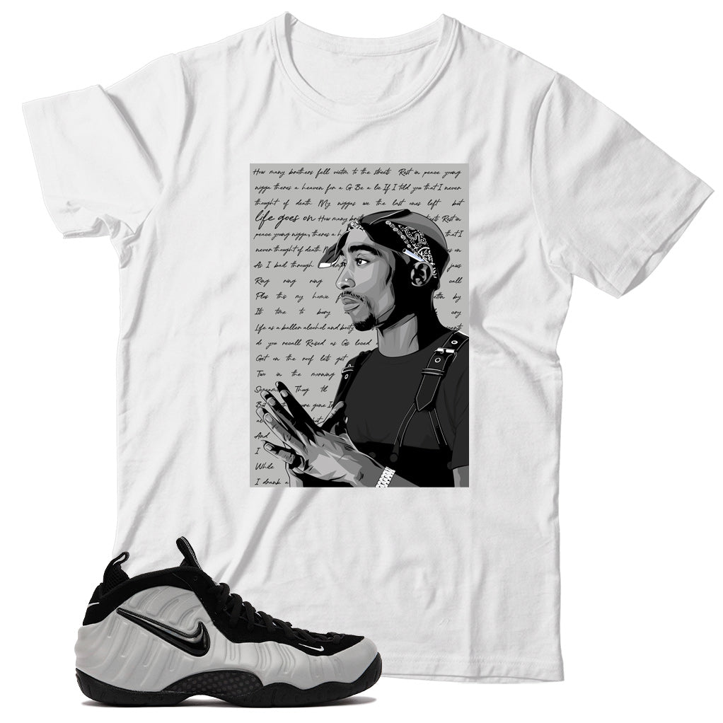 Foamposite Pro Wolf Grey shirt