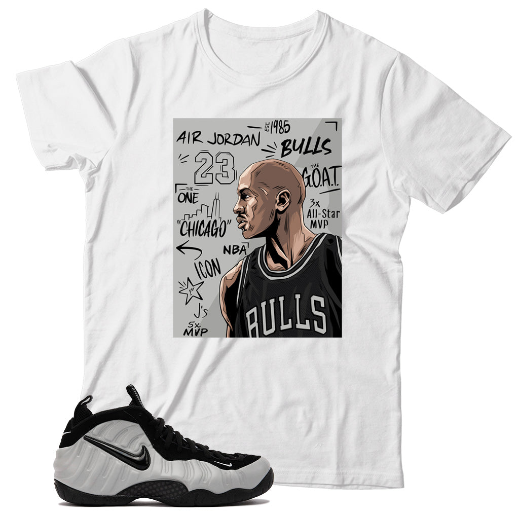 Foamposite Pro Wolf Grey shirt