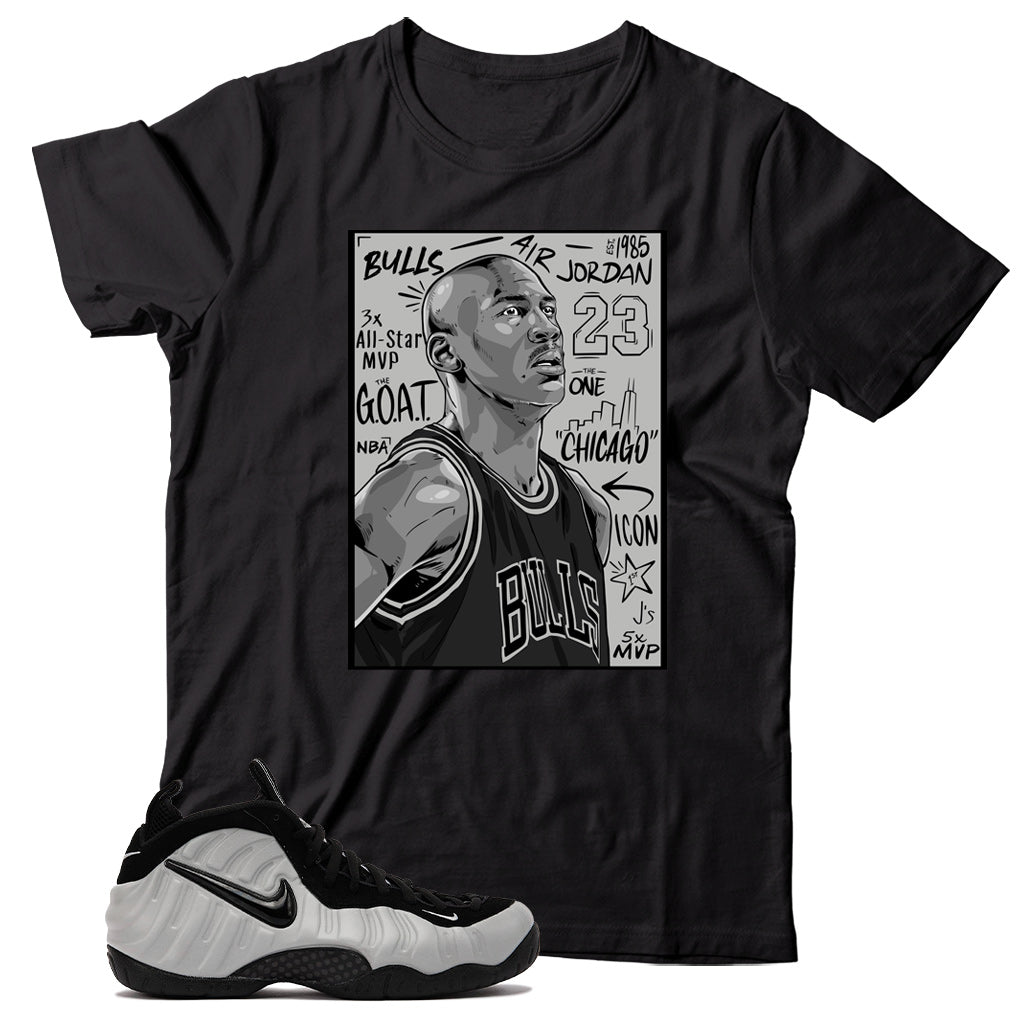 Foamposite Pro Wolf Grey shirt