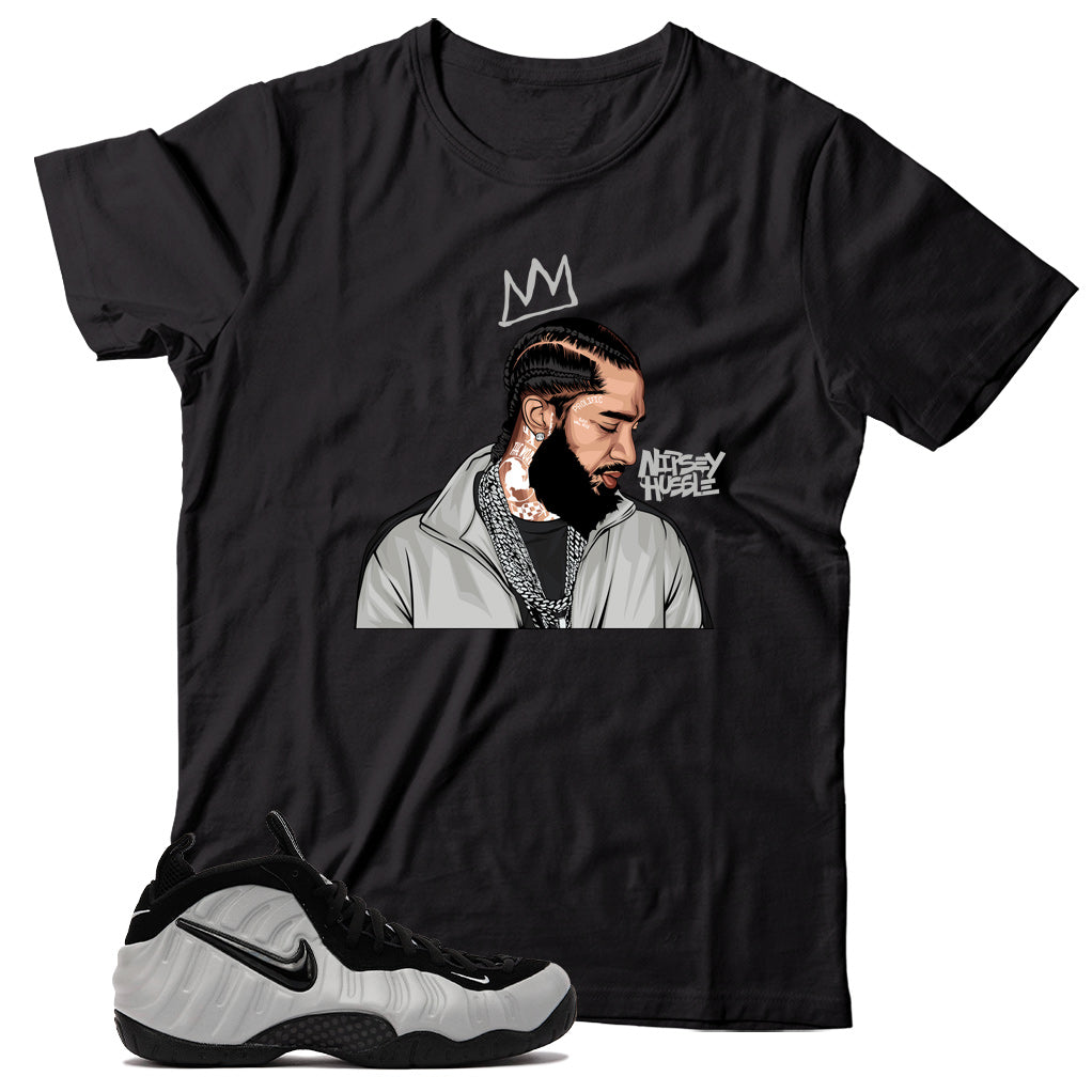 Foamposite Pro Wolf Grey shirt