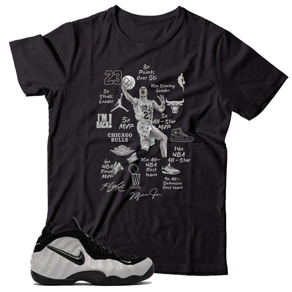 Foamposite Pro Wolf Grey shirt