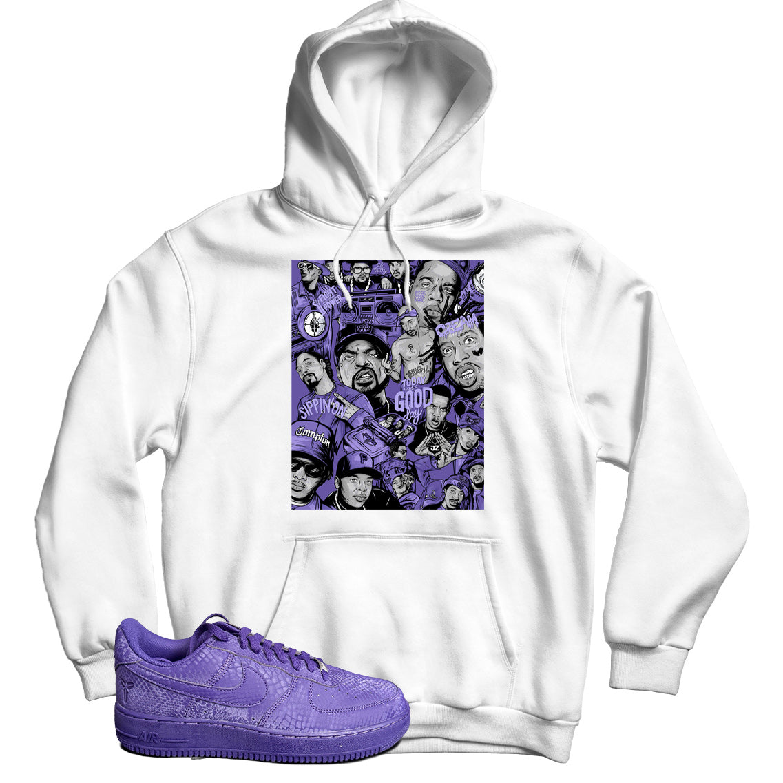 Air Force 1 Low Kobe Bryant Court Purple hoodie
