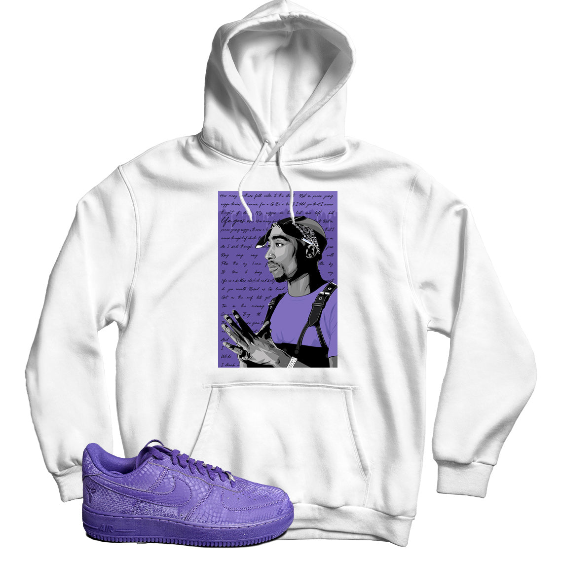 Air Force 1 Low Kobe Bryant Court Purple hoodie