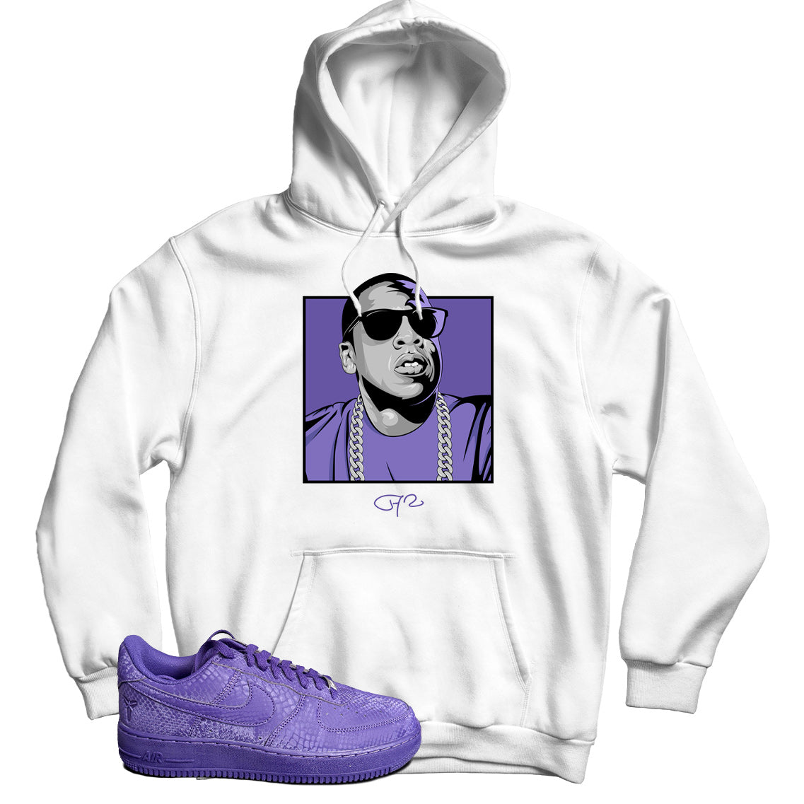 Air Force 1 Low Kobe Bryant Court Purple hoodie