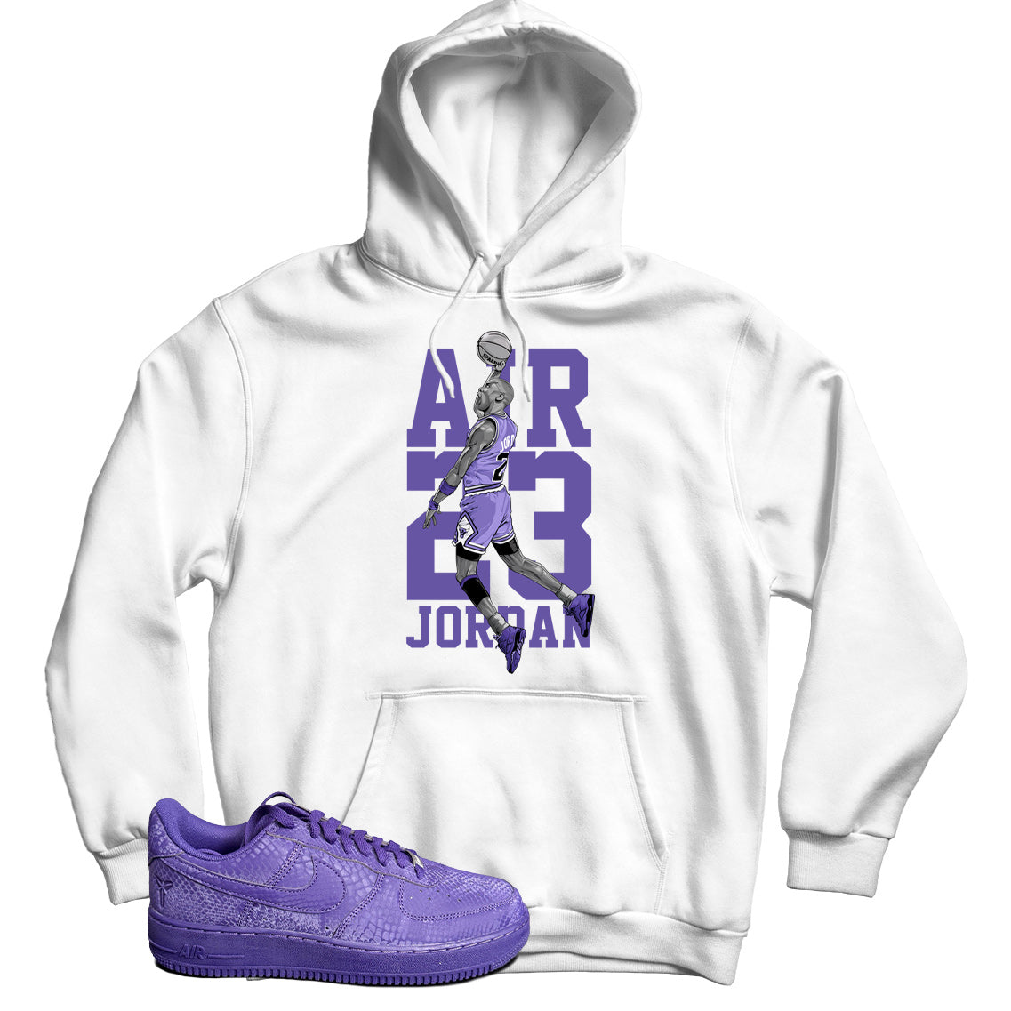 Air Force 1 Low Kobe Bryant Court Purple hoodie
