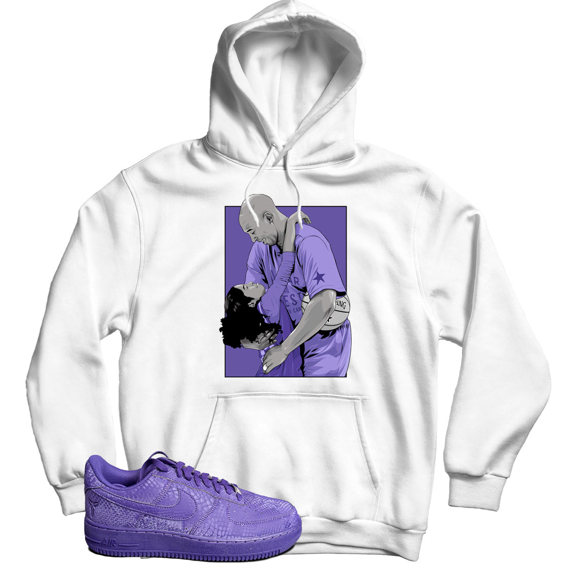 Air Force 1 Low Kobe Bryant Court Purple hoodie