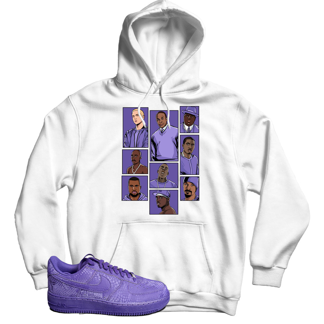 Air Force 1 Low Kobe Bryant Court Purple hoodie