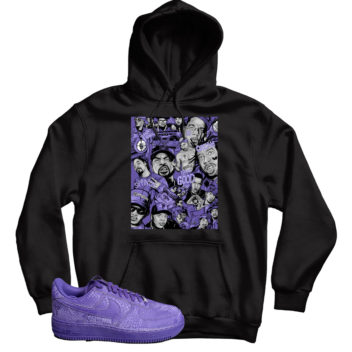 Air Force 1 Low Kobe Bryant Court Purple hoodie