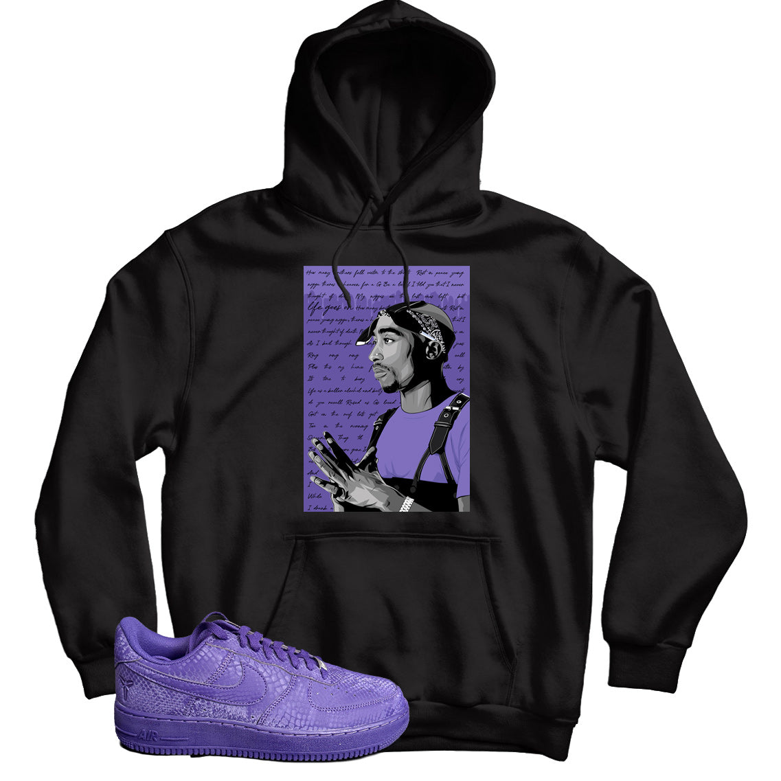 Air Force 1 Low Kobe Bryant Court Purple hoodie