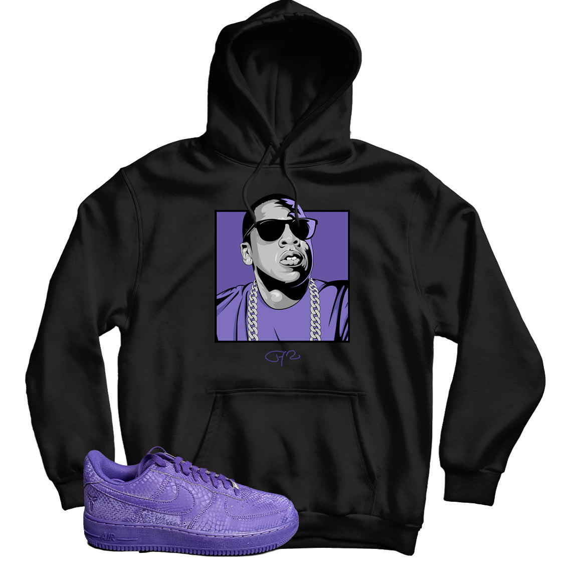 Air Force 1 Low Kobe Bryant Court Purple hoodie