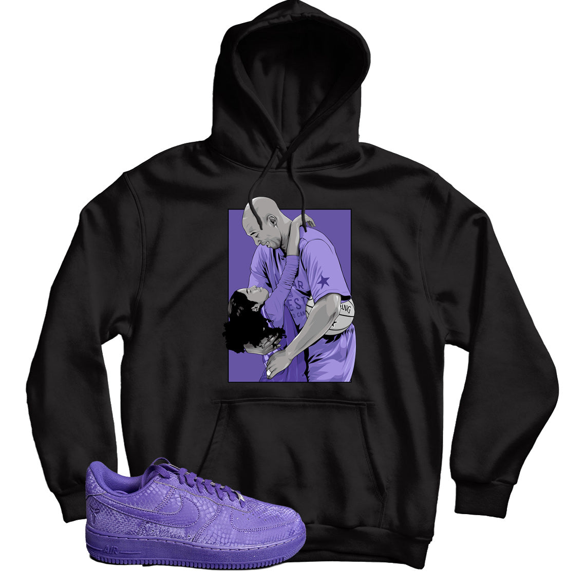 Air Force 1 Low Kobe Bryant Court Purple hoodie