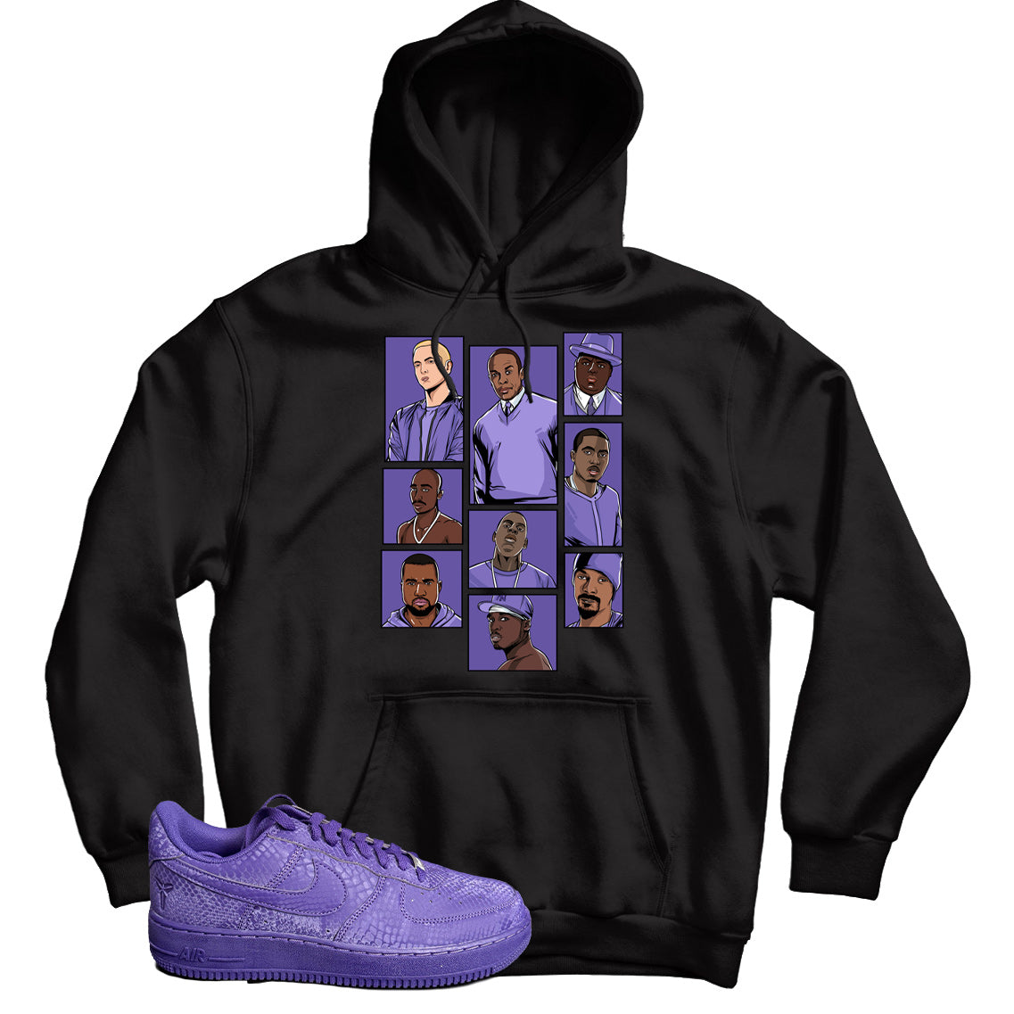 Air Force 1 Low Kobe Bryant Court Purple hoodie