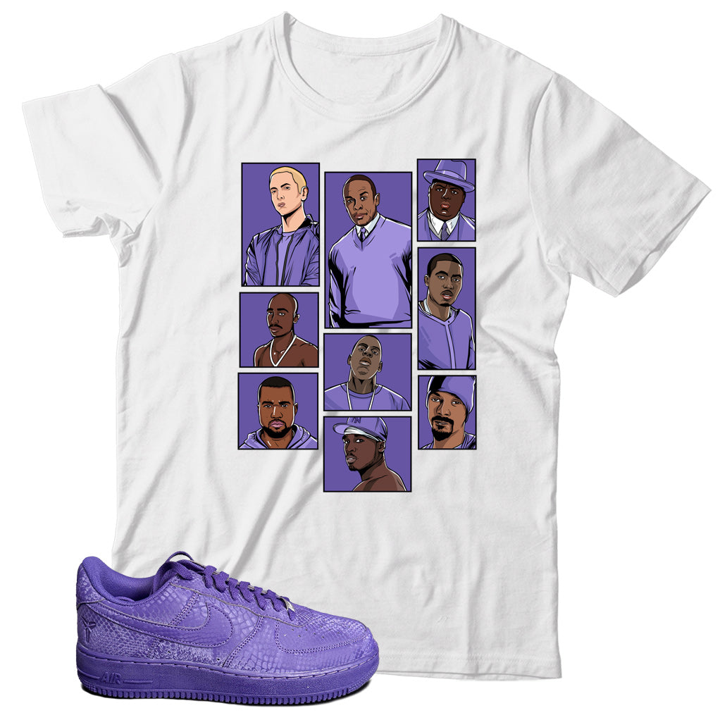 Air Force 1 Low Kobe Bryant Court Purple shirt