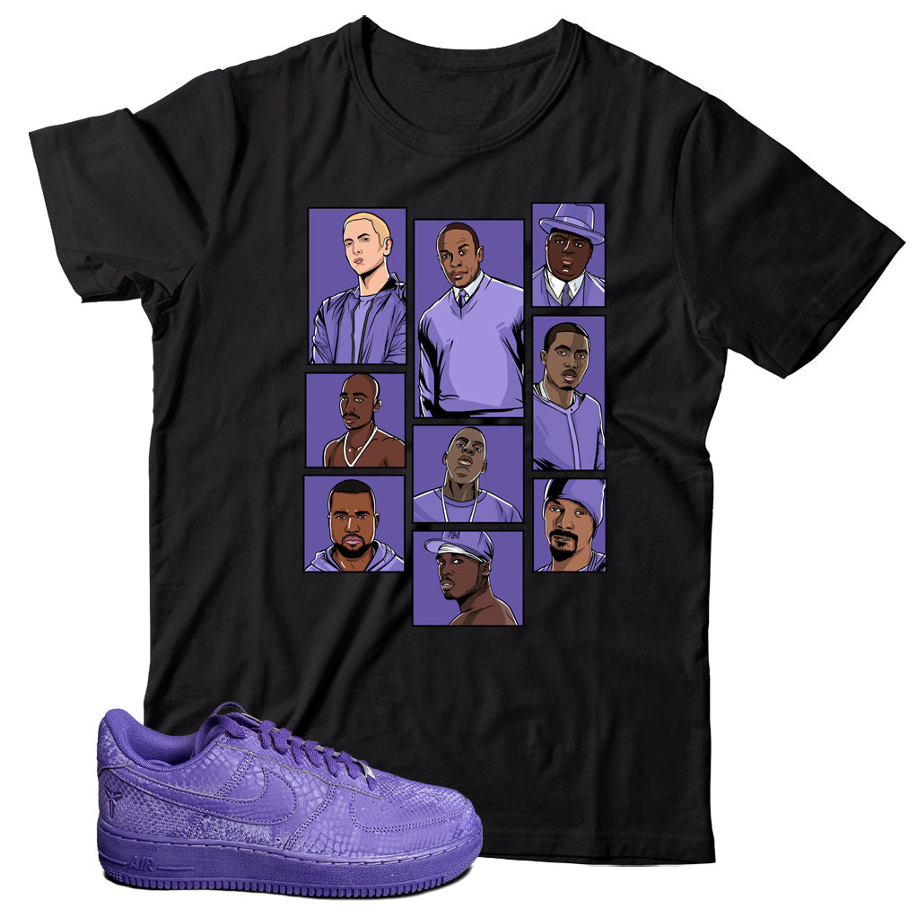 Air Force 1 Low Kobe Bryant Court Purple shirt