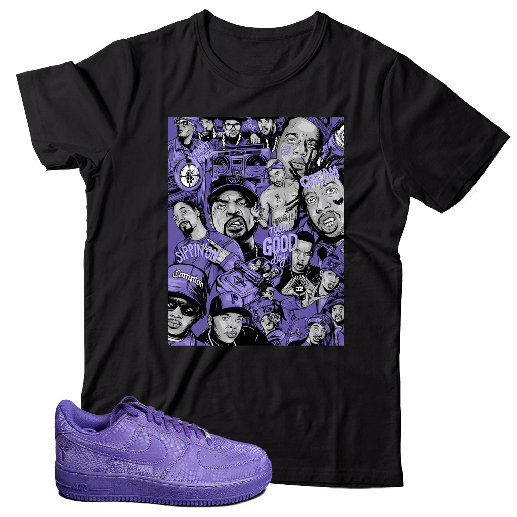 Air Force 1 Low Kobe Bryant Court Purple shirt