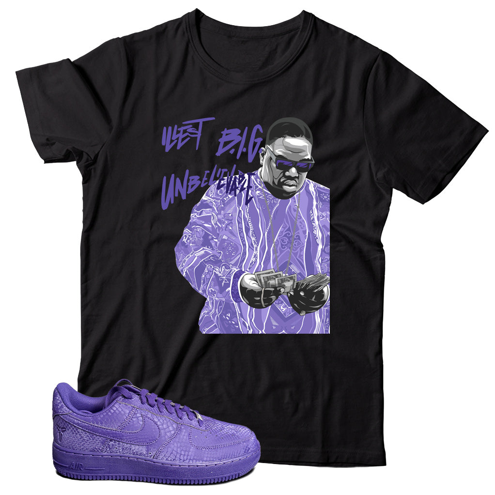 Air Force 1 Low Kobe Bryant Court Purple shirt