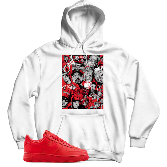 Air Force 1 Low Triple Red hoodie