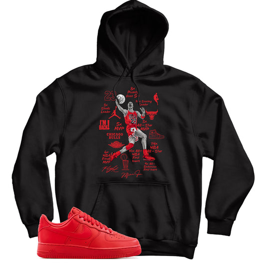 Air Force 1 Low Triple Red hoodie