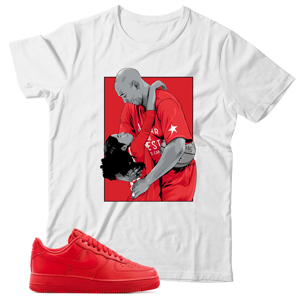 Air Force 1 Low Triple Red Shirt