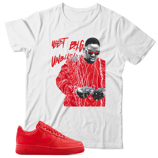 Air Force 1 Low University Triple Red Shirt