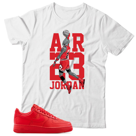 Air Force 1 Low University Triple Red Shirt